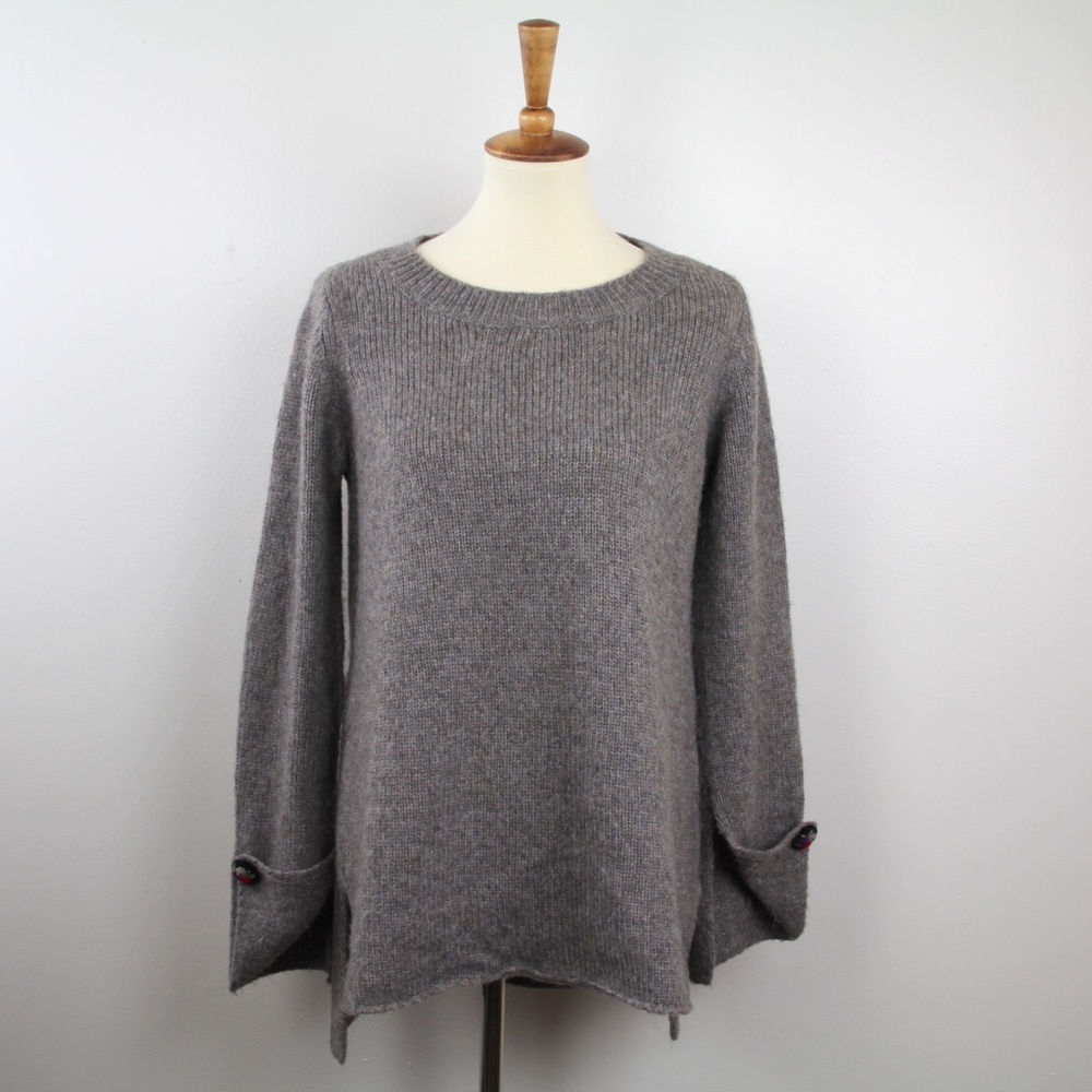 Soft Surroundings Haleigh Sweater Taupe Brown S
